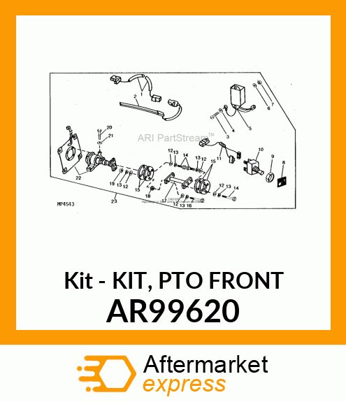 Kit - KIT, PTO FRONT AR99620