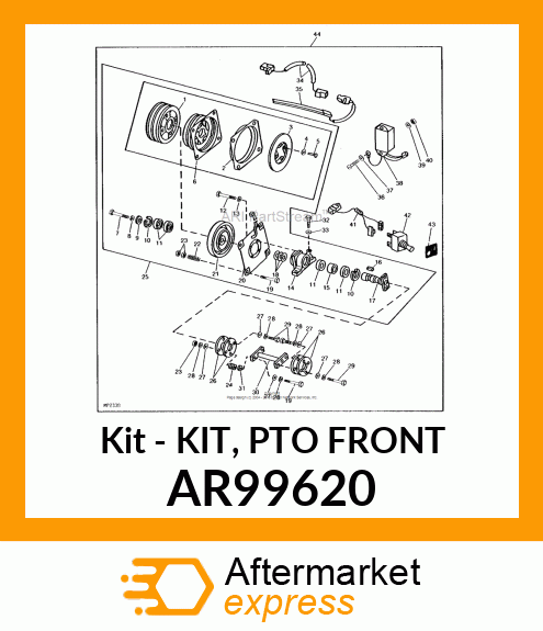 Kit - KIT, PTO FRONT AR99620