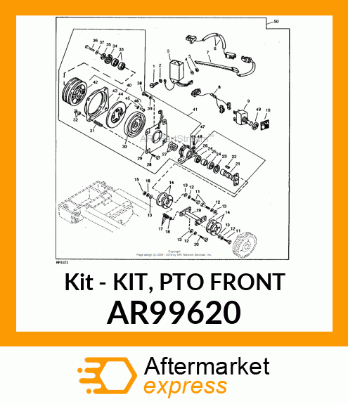 Kit - KIT, PTO FRONT AR99620