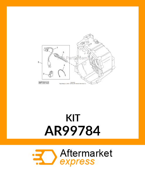 Adapter Kit - ADAPTER KIT, KIT,COLD OPE TRANS OIL AR99784