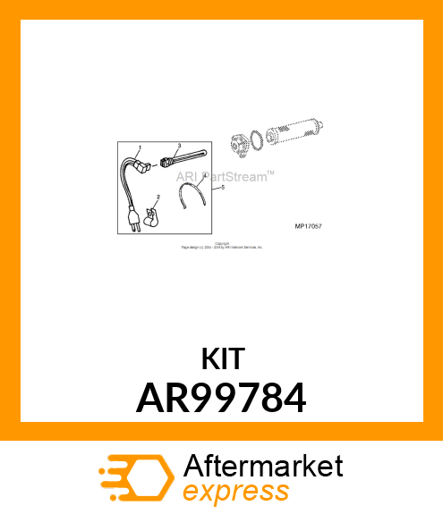 Adapter Kit - ADAPTER KIT, KIT,COLD OPE TRANS OIL AR99784