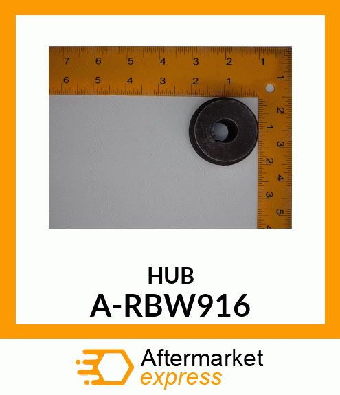 Hub - W HUB 9/16 RD BORE A-RBW916