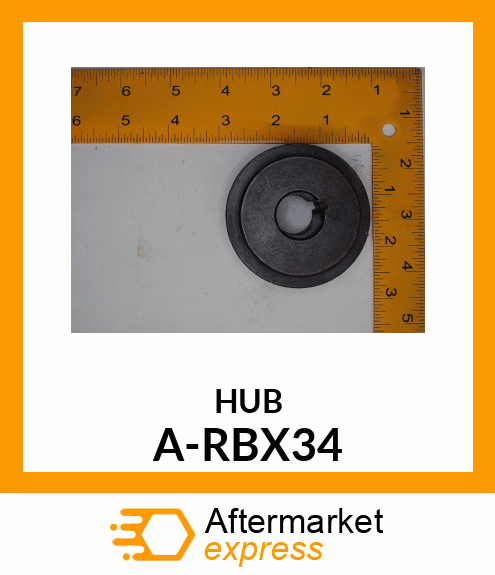 Hub - X HUB 3/4 RD BORE A-RBX34