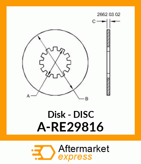 Disk - DISC A-RE29816