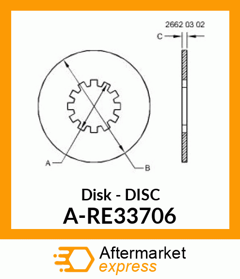 Disk - DISC A-RE33706