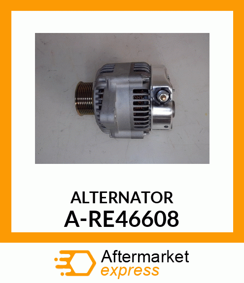 Alternator - ALTERNATOR, BO/ALT A-RE46608