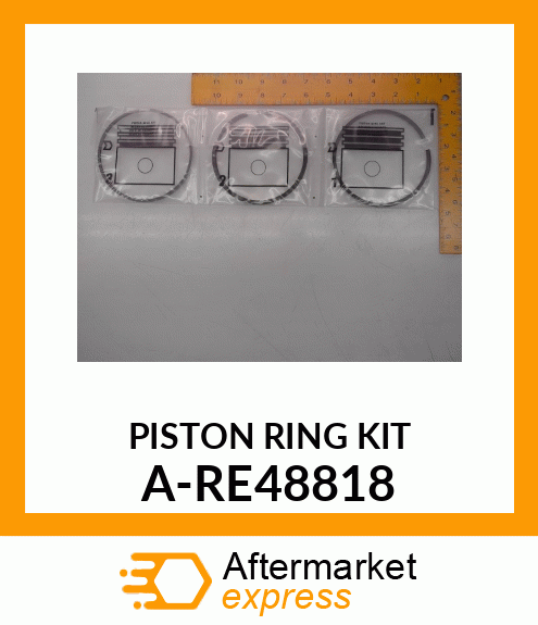 Piston Ring Kit - RING SET, PISTON A-RE48818