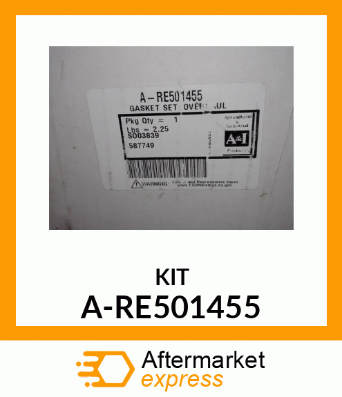 Gasket Kit - OH GASKET SET W/O SEALS A-RE501455