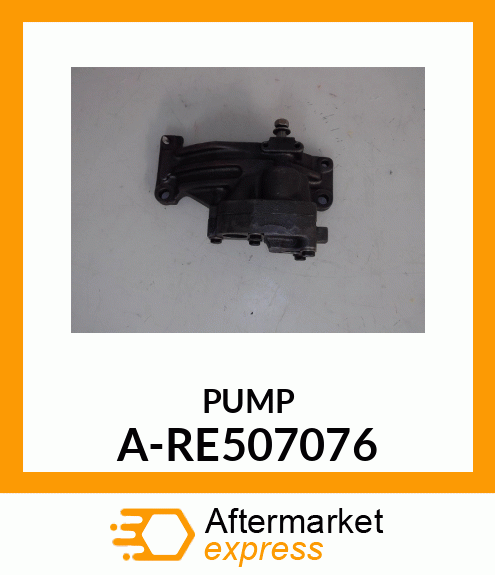 Pump - ENGINE OIL PUMP A-RE507076
