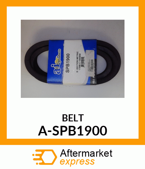 V-Belt - B-SECTION METRIC BELT A-SPB1900