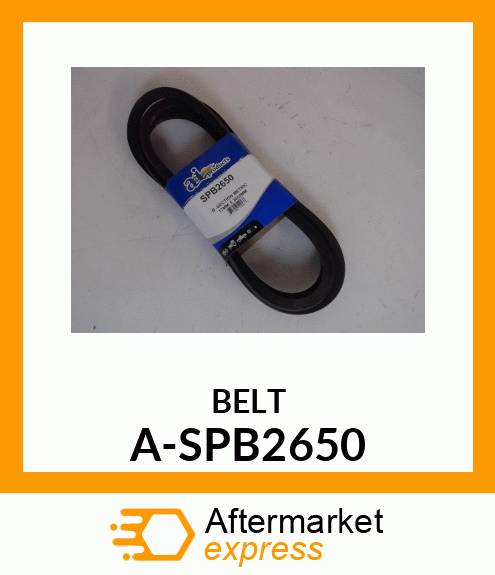 V-Belt - B-SECTION METRIC BELT A-SPB2650