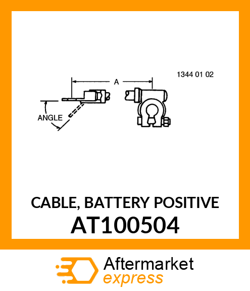 CABLE, BATTERY POSITIVE AT100504