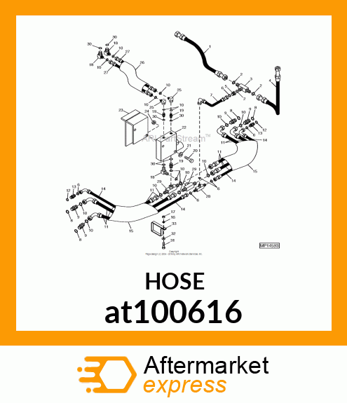 HOSE, HYDRAULIC at100616