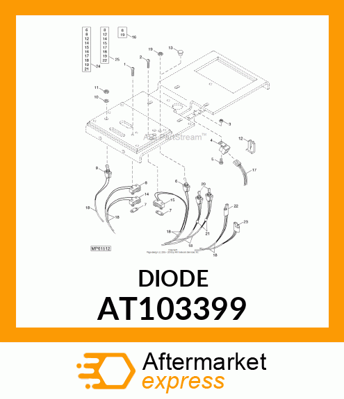 DIODE DIODE CONNECTOR AT103399