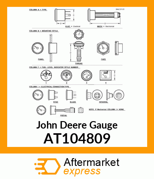 GAUGE,FUEL FUEL AT104809