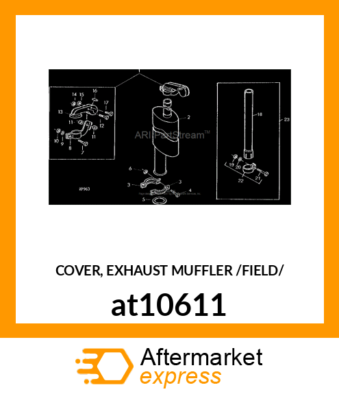 COVER, EXHAUST MUFFLER /FIELD/ at10611