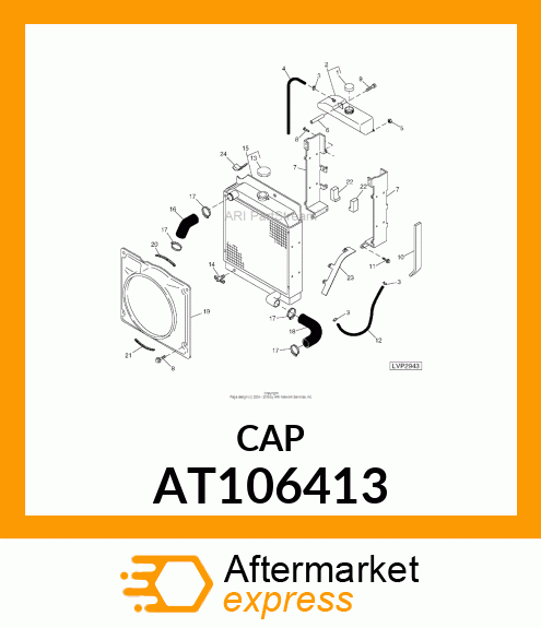 CAP, NON VENTED AT106413