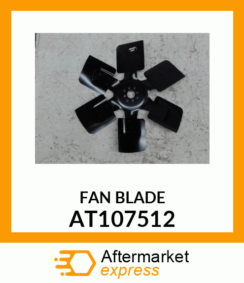 FAN, SUCTION 21.5 INCH DIA. AT107512