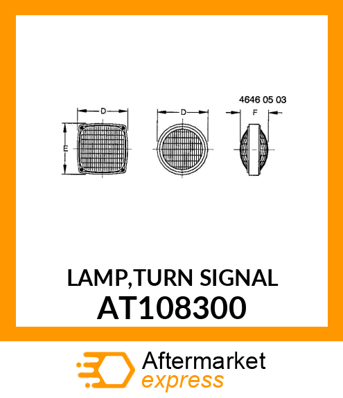 LAMP,TURN SIGNAL AT108300