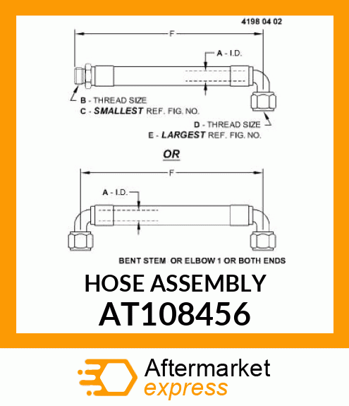 HOSE ASSEMBLY AT108456