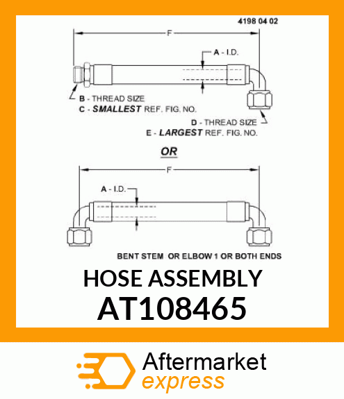 HOSE ASSEMBLY AT108465