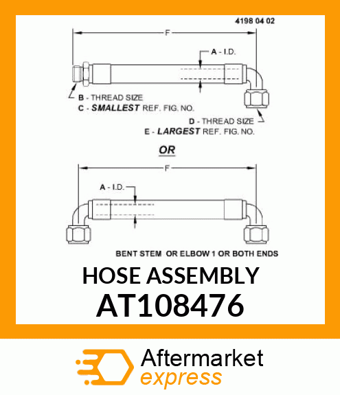 HOSE ASSEMBLY AT108476