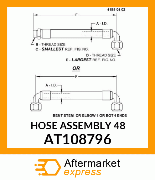 HOSE ASSEMBLY (48 ) AT108796