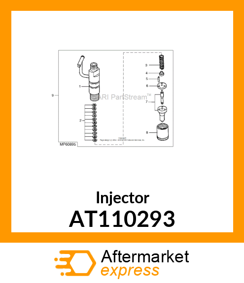 VALVE ASSEMBLY, FUEL INJECTION AT110293