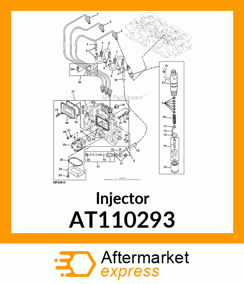 VALVE ASSEMBLY, FUEL INJECTION AT110293