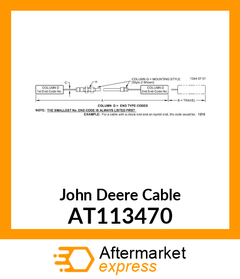 CABLE, CONTROL AT113470