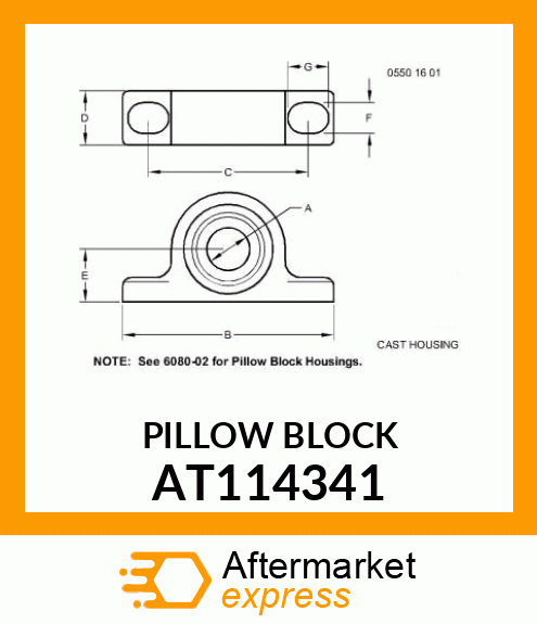 BEARING,SUPPORT AT114341