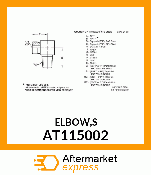 ELBOW,S AT115002