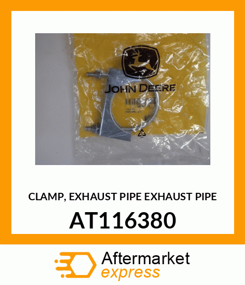 CLAMP, EXHAUST PIPE EXHAUST PIPE AT116380