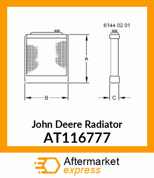 RADIATOR AT116777