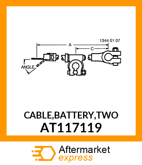 CABLE,BATTERY,TWO AT117119