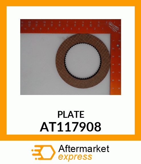 DISK, CLUTCH WITH FACING AT117908