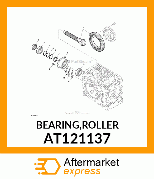 BEARING,ROLLER AT121137