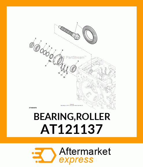 BEARING,ROLLER AT121137