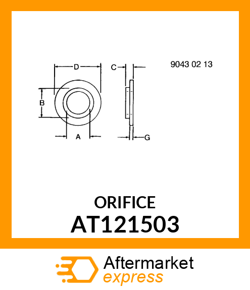 ORIFICE AT121503