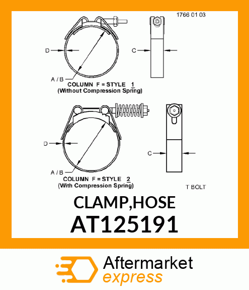 CLAMP,HOSE AT125191