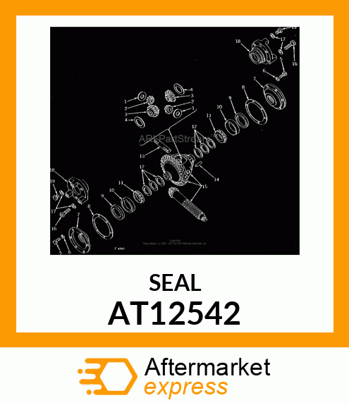 SEAL, OIL AT12542