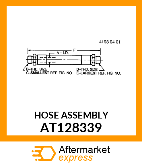 HOSE ASSEMBLY AT128339