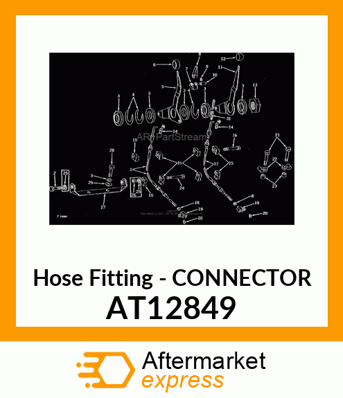 Hose Fitting - CONNECTOR AT12849