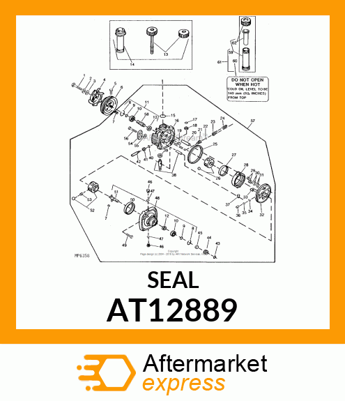 SEAL ,OIL AT12889