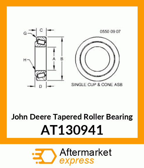 BEARING,ROLLER AT130941