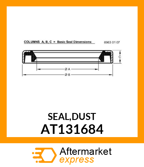 SEAL,DUST AT131684