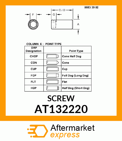 SCREW AT132220