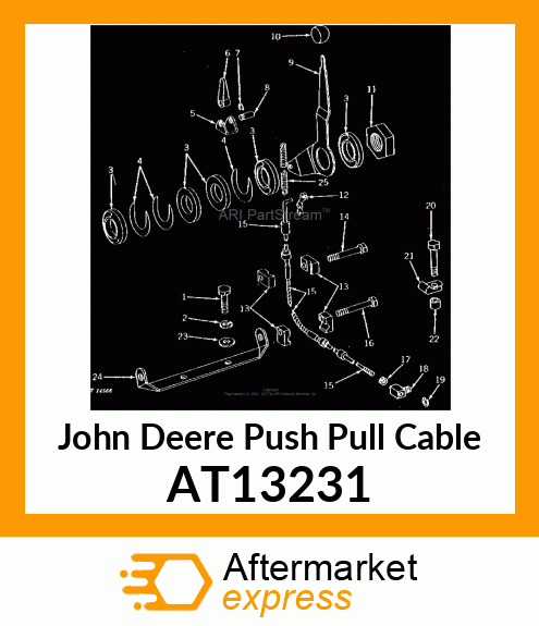 CABLE ,PUSH PULL AT13231