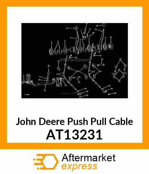 CABLE ,PUSH PULL AT13231