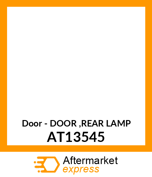 Door - DOOR ,REAR LAMP AT13545